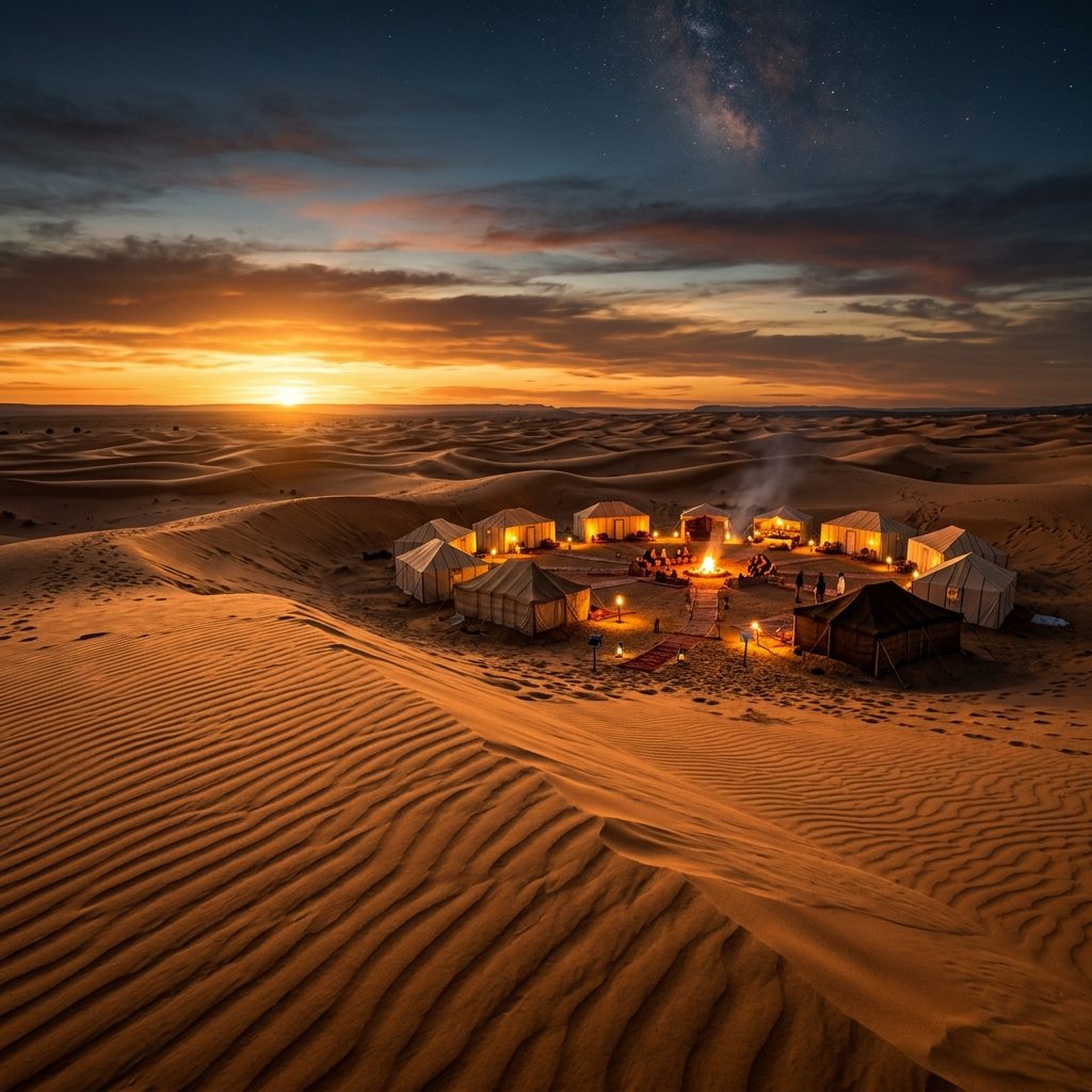 Sahara Sunset Dunes